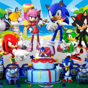 animation anniversaire sonic