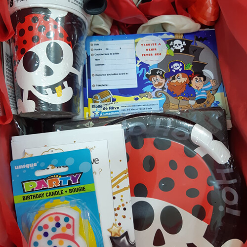 Box anniversaire enfant Pirate
