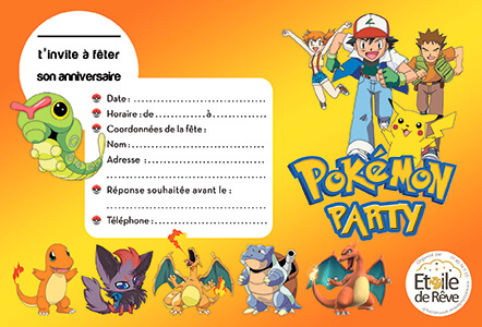 En avant pour un anniversaire Pokémon - Le Carnet d'Emma