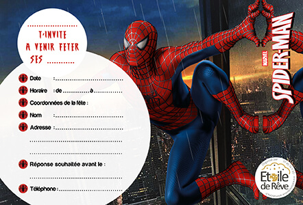 Organiser un anniversaire d'enfant à la maison sur le thème de Spider-man