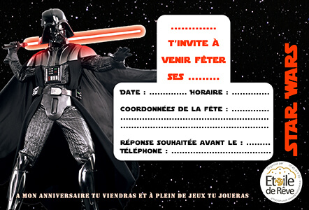 Carton Invitation Anniversaire Gratuit Etoile De Reve Animations