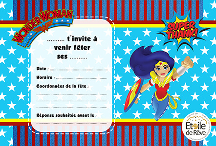 Invitations à imprimer pour les anniversaires